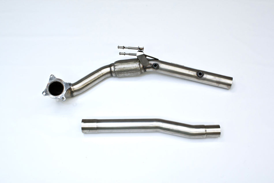 Milltek Volkswagen Golf Mk6 R 2.0 TFSI 270PS 2009-2013 Large-bore Downpipe and De-cat Exhaust - Fits with 3" Milltek System