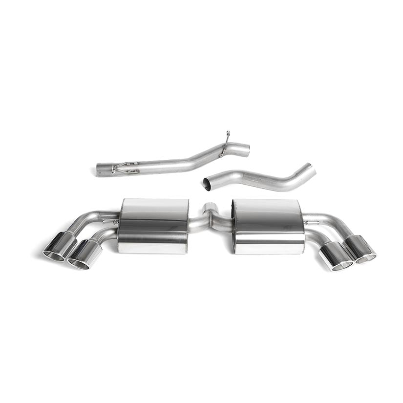 Milltek Audi TT Mk2 TTS quattro 2008-2014 Cat-back Exhaust - Non Resonated