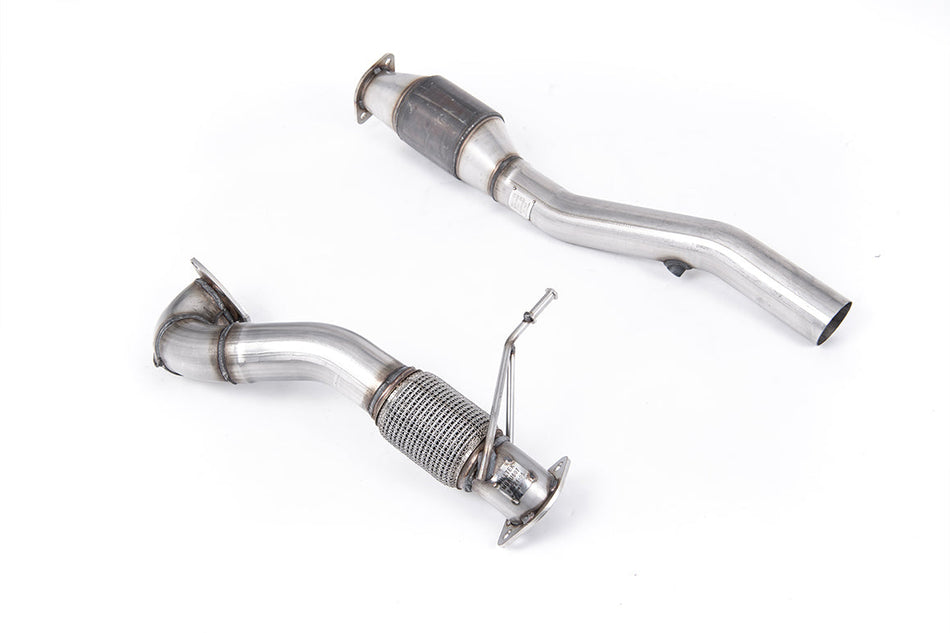 Milltek Audi TT 180 / 225 quattro Coupe & Roadster 1998-2006 Large Bore Downpipe and Hi-Flow Sports Cat Exhaust