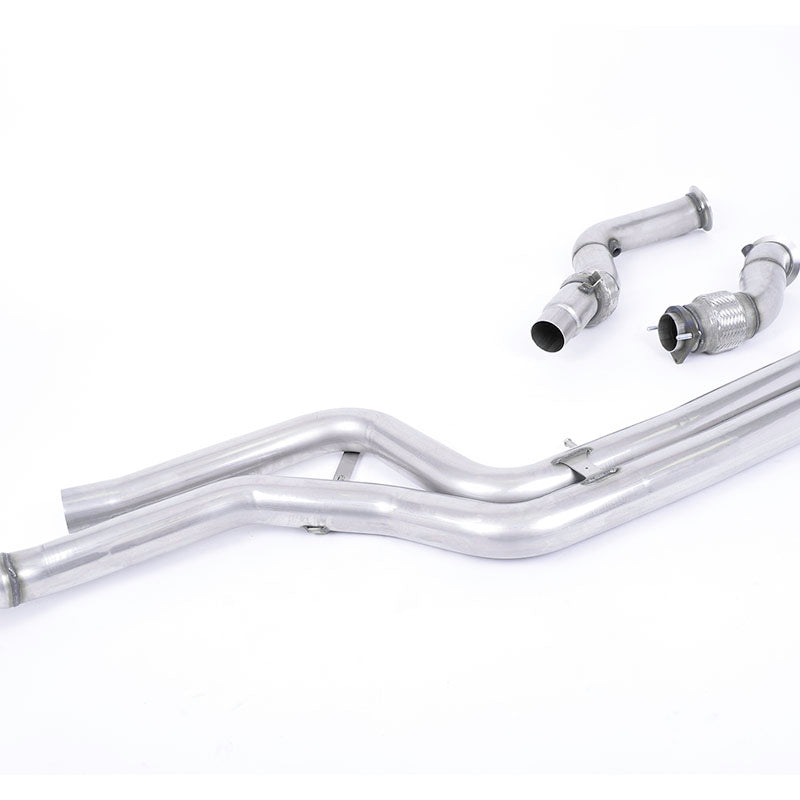 Milltek BMW 4 Series F82/83 M4 Coupe/Convertible (Non-OPF equipped models only) 2014-2018 Large-bore Downpipe and De-cat Exhaust