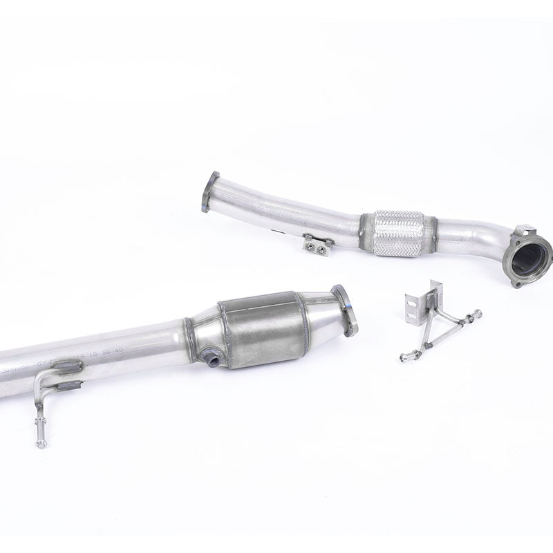 Milltek Ford Focus MK2 RS 2.5T 305PS 2009-2010 Large Bore Downpipe and Hi-Flow Sports Cat Exhaust