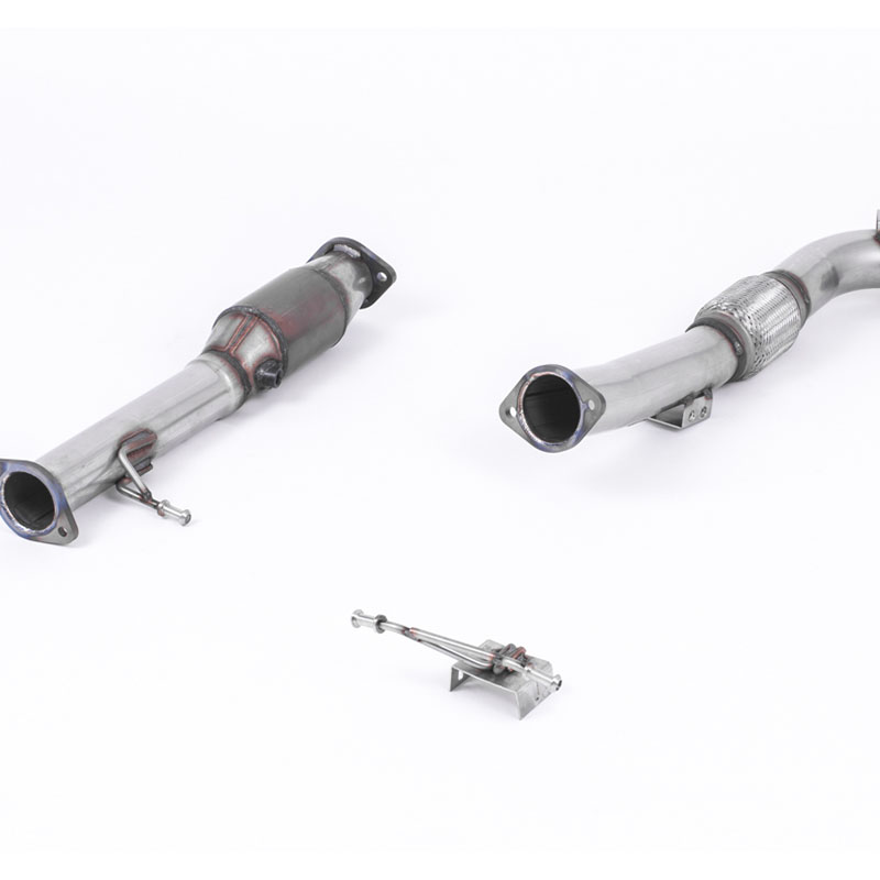 Milltek Ford Focus Mk2 ST 225 2005-2010 Large Bore Downpipe and Hi-Flow Sports Cat Exhaust - SSXFD168