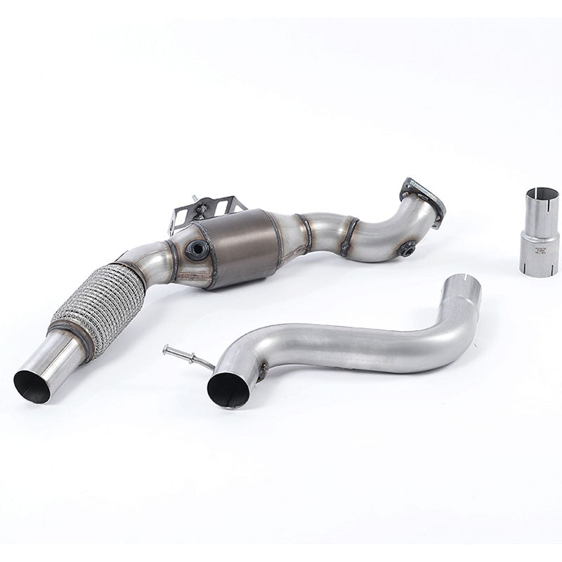 Milltek Ford Mustang 2.3 EcoBoost (Fastback) 2015-2018 Large Bore Downpipe and Hi-Flow Sports Cat Exhaust - Must be fitted with OE Cat-back system