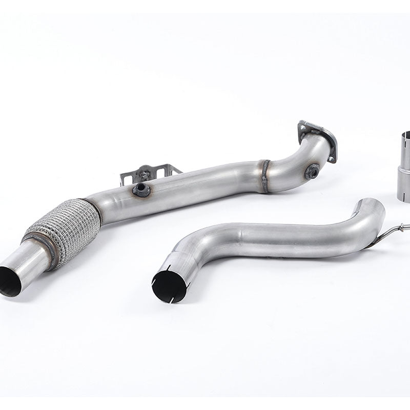 Milltek Ford Mustang 2.3 EcoBoost (Fastback) 2015-2018 Large-bore Downpipe and De-cat Exhaust - Must be fitted with OE Cat-back system