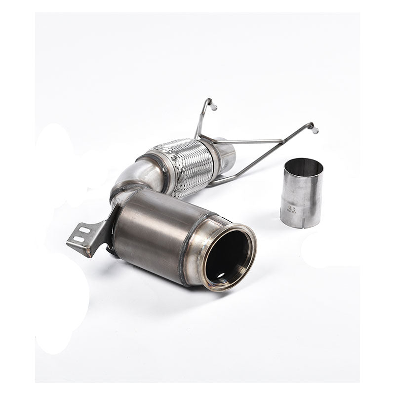 Milltek New Mini Mk3 (F56) Mini Cooper S 2.0 Turbo (Rest of World) 2014-2023 Large Bore Downpipe and Hi-Flow Sports Cat Exhaust - Fits Milltek System