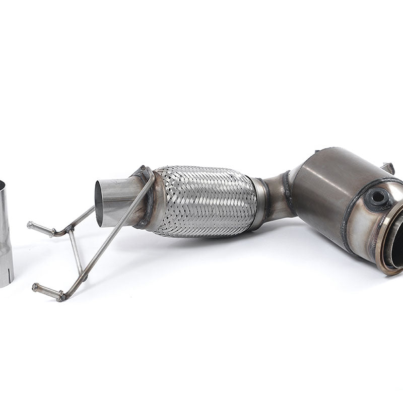 Milltek New Mini Mk3 (F56) Cooper 1.5T (Pre-LCI only) 2014-2018 Large Bore Downpipe and Hi-Flow Sports Cat Exhaust - Fits OE System