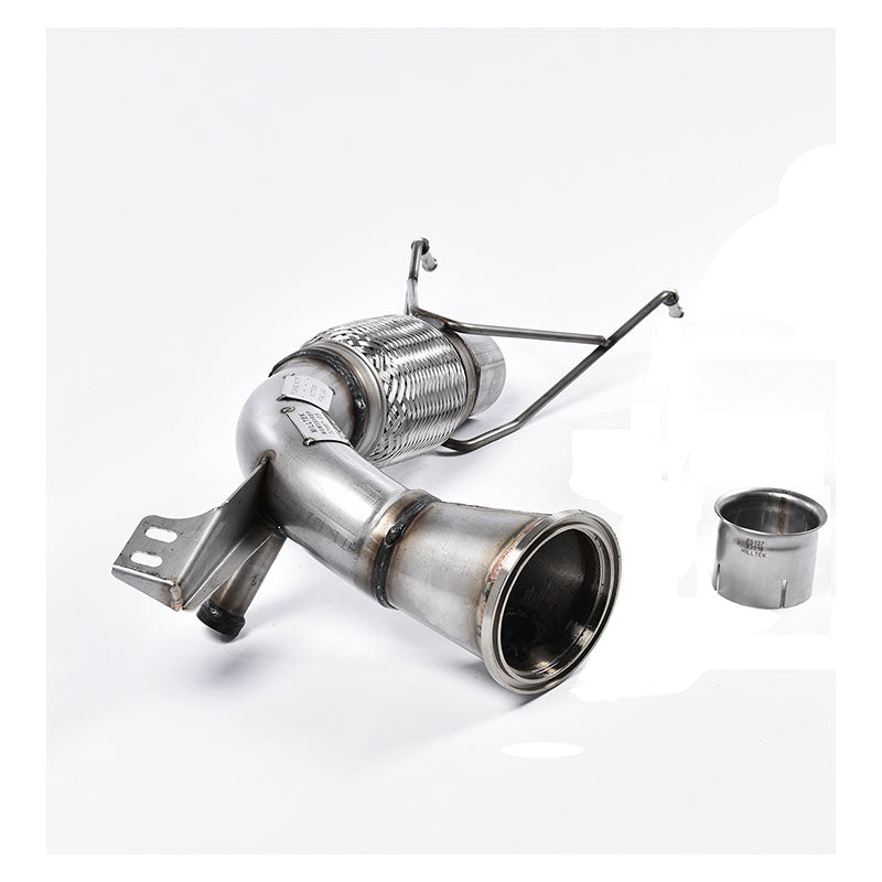 Milltek New Mini Mk3 (F56) Mini Cooper S 2.0 Turbo (Rest of World) 2014-2023 Large-bore Downpipe and De-cat Exhaust - Fits OE System