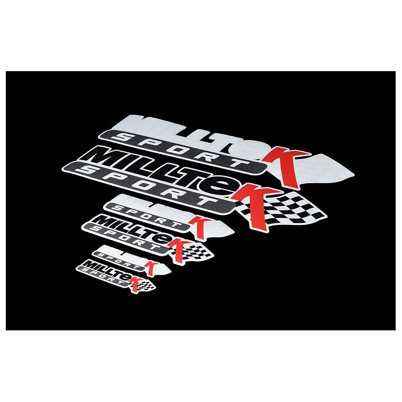 Milltek Marketing Products Milltek Sport Stickers 1992-2023 POS & Branding Exhaust - White Sticker