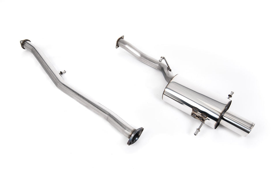 Milltek Subaru Impreza 2.0 Turbo WRX and STi 2001-2005 Cat-back Exhaust - Non-Resonated 100mm Tip