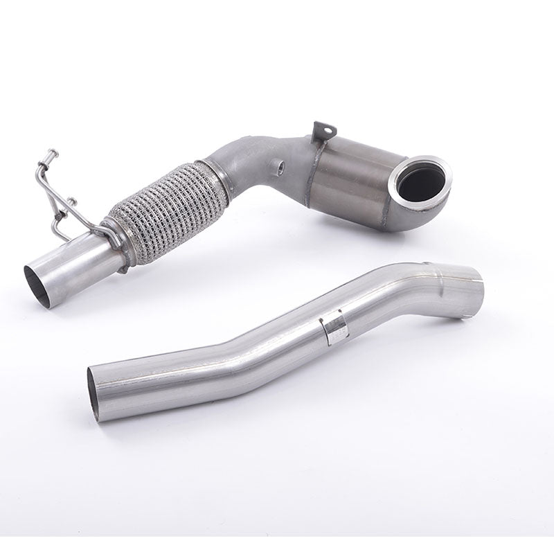 Milltek Volkswagen Golf MK7 GTi (including GTi Performance Pack Clubsport & Clubsport S models) 2013-2016 Large Bore Downpipe and Hi-Flow Sports Cat Exhaust - Fits with Milltek System - SSXVW261