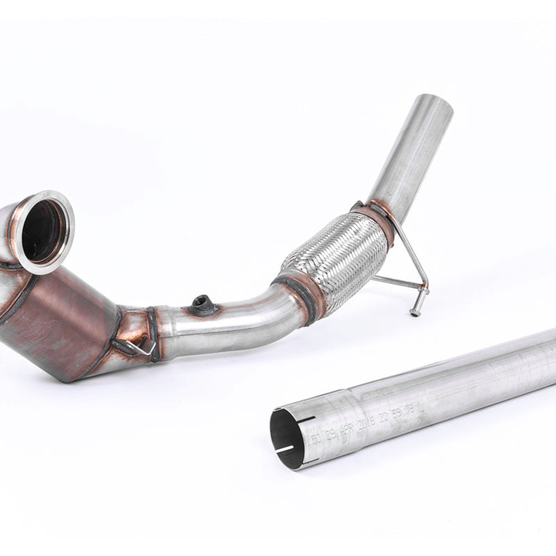 Milltek Volkswagen Polo GTI 1.8 TSI 192PS (3 & 5 door) 2015-2018 Large Bore Downpipe and Hi-Flow Sports Cat Exhaust - Fits with Milltek System