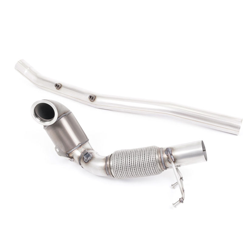 Milltek Seat Leon ST Cupra 300 (4x4) Estate / Station Wagon / Combi (OPF/GPF Equipped Only) 2019-2020 Large Bore Downpipe and Hi-Flow Sports Cat Exhaust - Sports Cat - Fits with Milltek System