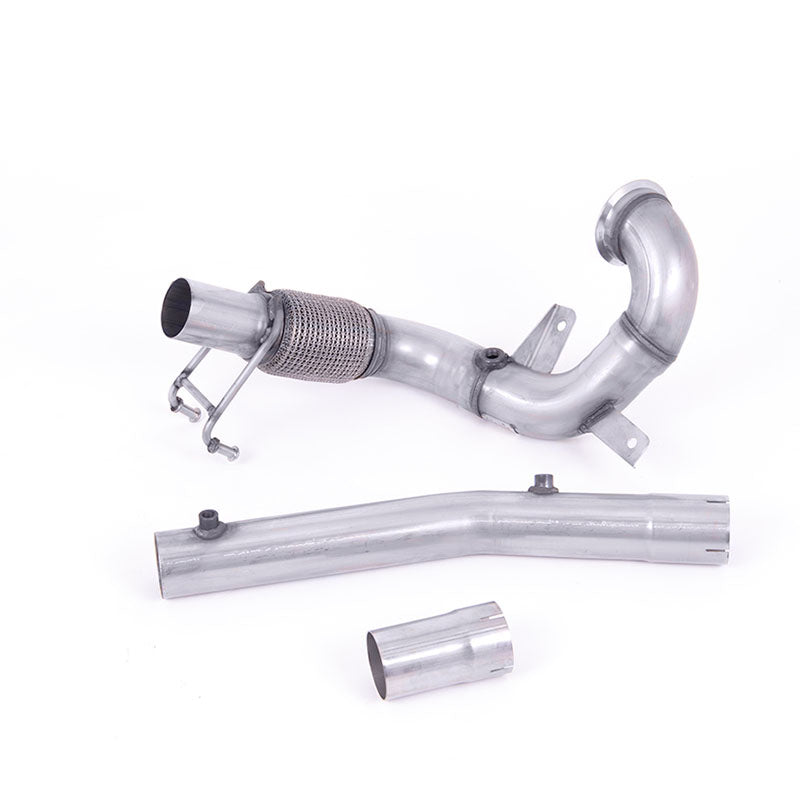 Milltek Volkswagen Polo GTI 2.0 TSI (AW 5 Door) - GPF/OPF Models Only 2019-2023 Large-bore Downpipe and De-cat Exhaust - Non-Resonated Fits with Milltek System - SSXVW561