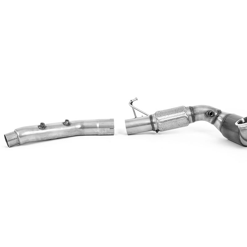 Milltek Seat Leon Cupra Leon Mk4 Hatch 300ps (OPF/GPF Equipped) 2021-2023 Large Bore Downpipe and Hi-Flow Sports Cat Exhaust - HJS Cat - Fits OE System