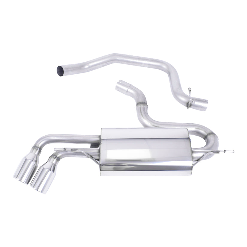 Milltek Audi TT Mk2 2.0 TFSi 2WD 2006-2011 Large-bore Downpipe and De-cat Exhaust