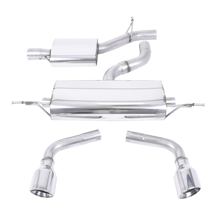 Milltek Audi TT Mk2 3.2 quattro 2006-2010 Cat-back Exhaust - Resonated - SSXAU146