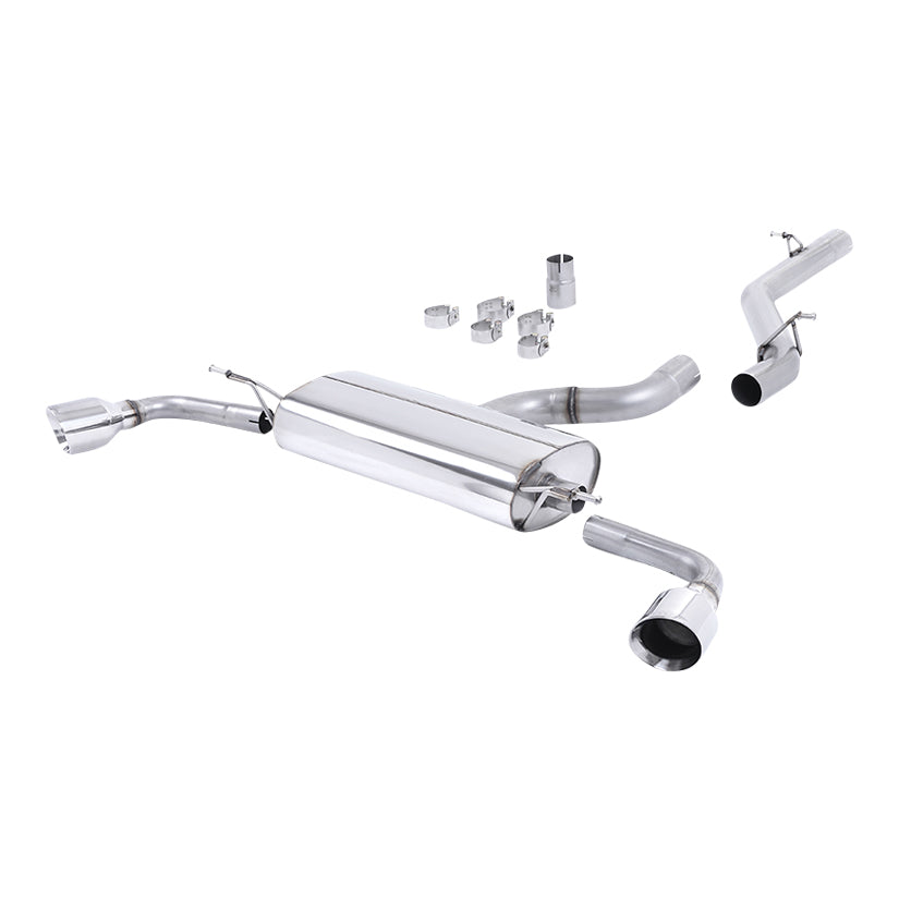 Milltek Audi TT Mk2 3.2 quattro 2006-2010 Cat-back Exhaust - Non Resonated - SSXAU257