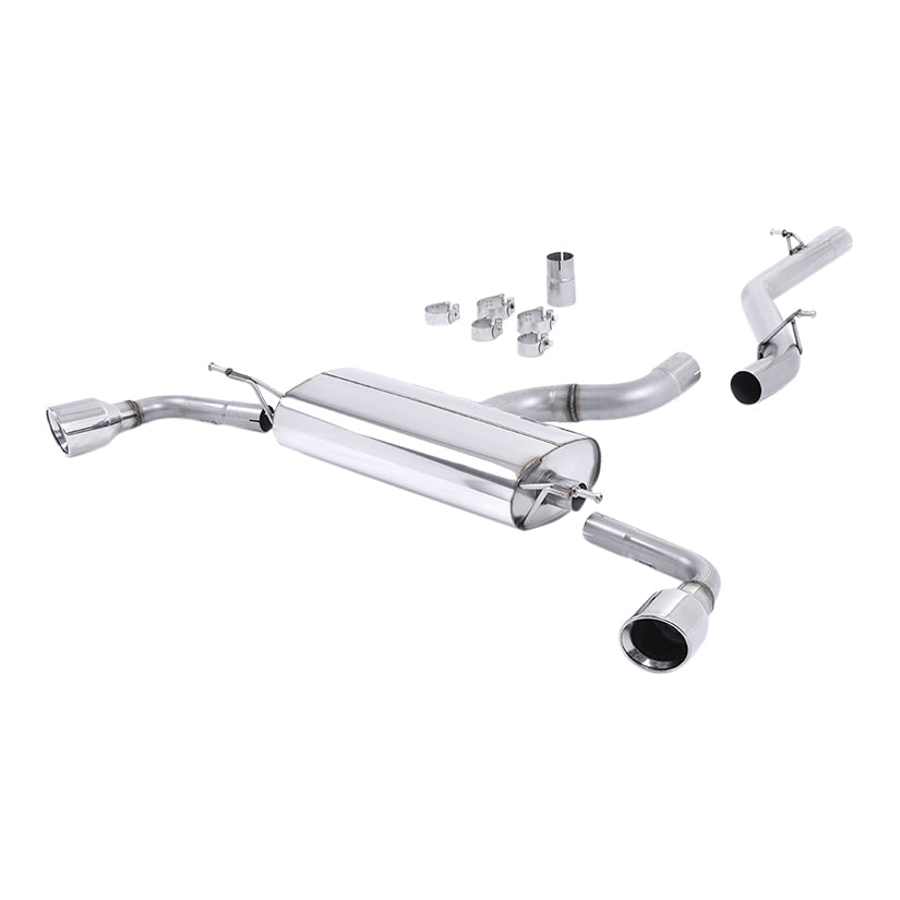 Milltek Audi TT Mk2 3.2 quattro 2006-2010 Cat-back Exhaust - Non Resonated - SSXAU258