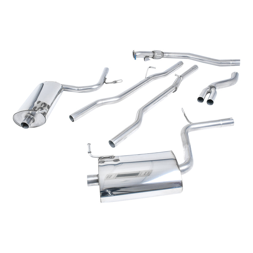 Milltek Audi A4 1.8T B6 quattro Cabriolet 2001-2005 Cat-back Exhaust