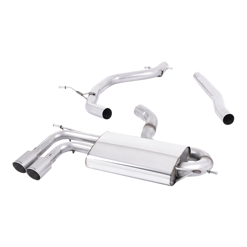 Milltek Volkswagen Golf Mk6 GTD 2.0 TDI 170PS 2009-2013 Particulate Filter-back Exhaust - Titanium Tips