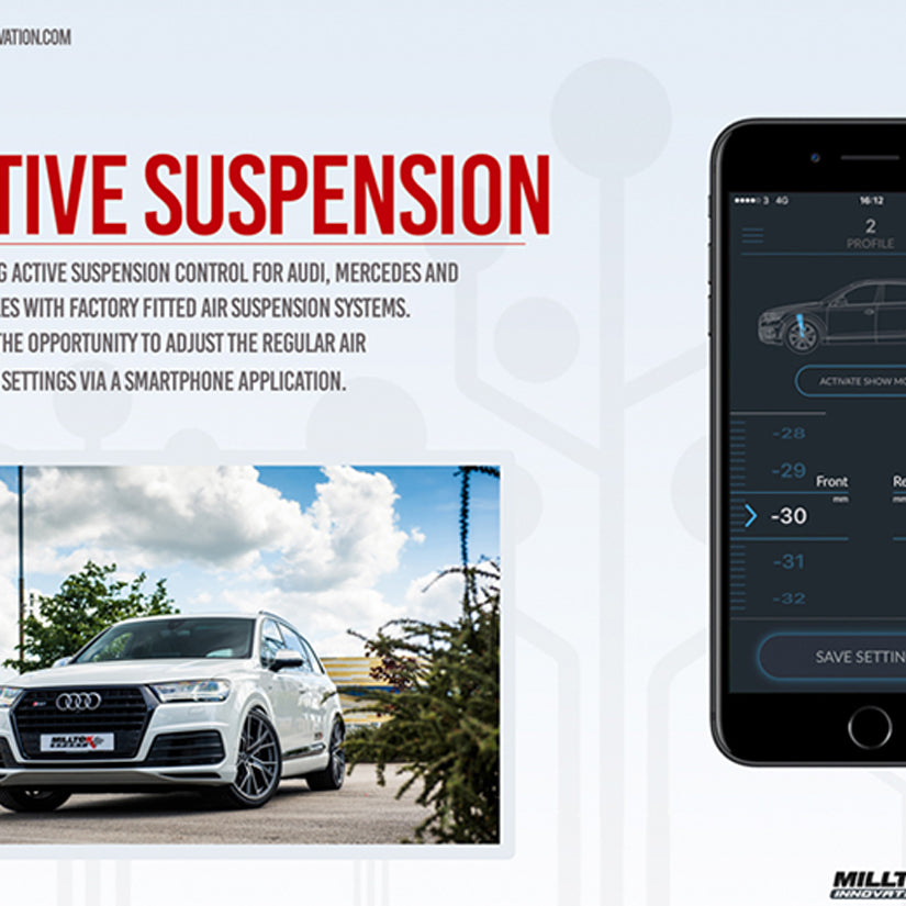 Milltek Audi Q7 3.0TDI (218 & 272PS) 4M 2016-2023 Active Suspension Control