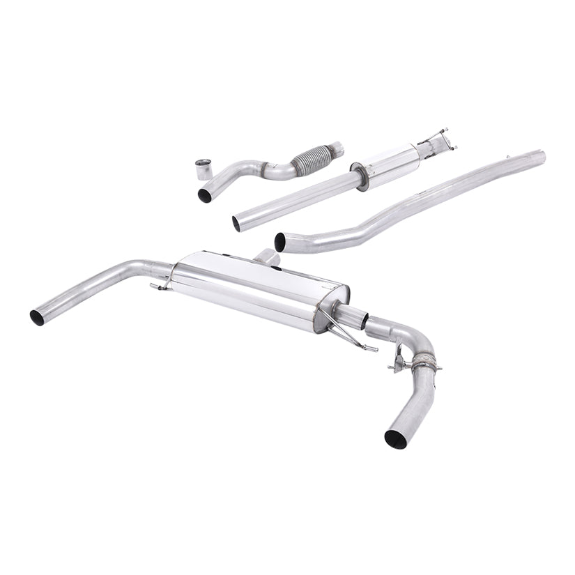 Milltek Mercedes CLA-Class CLA45 AMG 2.0 Turbo 2013-2018 Cat-back Exhaust - Resonated Valved