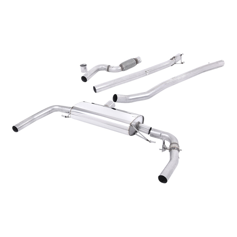 Milltek Mercedes CLA-Class CLA45 AMG 2.0 Turbo 2013-2018 Cat-back Exhaust - Non-Resonated Valved