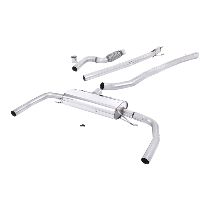 Milltek Mercedes CLA-Class CLA45 AMG 2.0 Turbo 2013-2018 Cat-back Exhaust - Race Non-Valved