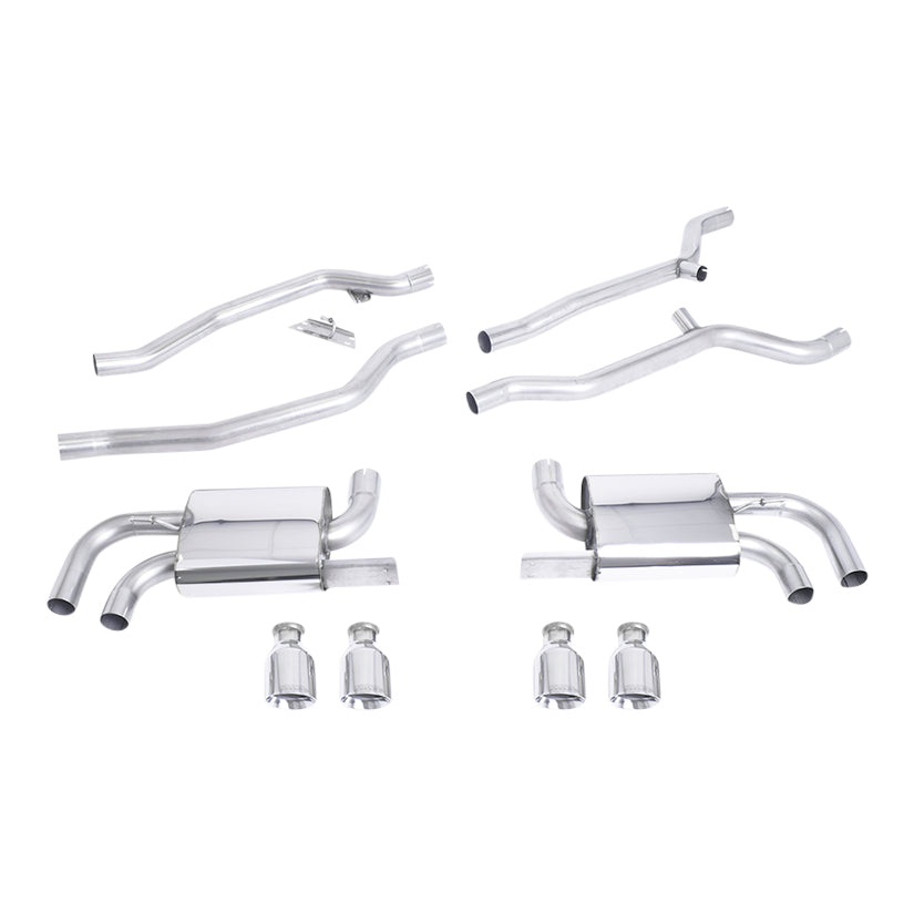 Milltek Porsche Cayenne 958 Turbo 4.8 V8 (Pre-Facelift) 2010-2014 Cat-back Exhaust