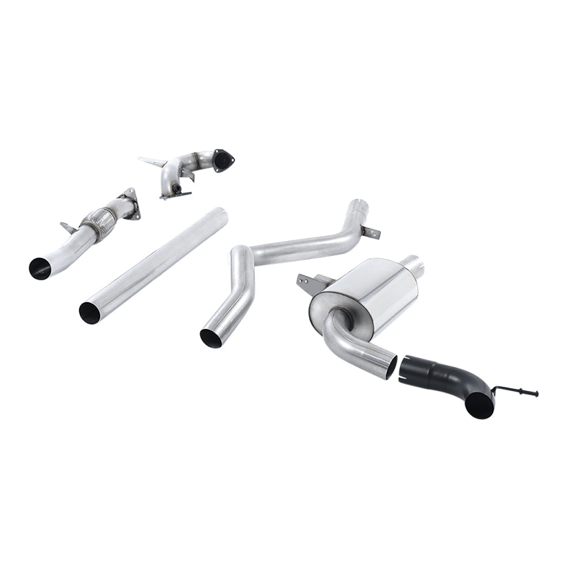 Milltek Renault Megane Renaultsport 250 and 265 (including Cup) 2010-2017 Turbo-back excluding Hi-Flow Sports Cat Exhaust - Non-Resonated