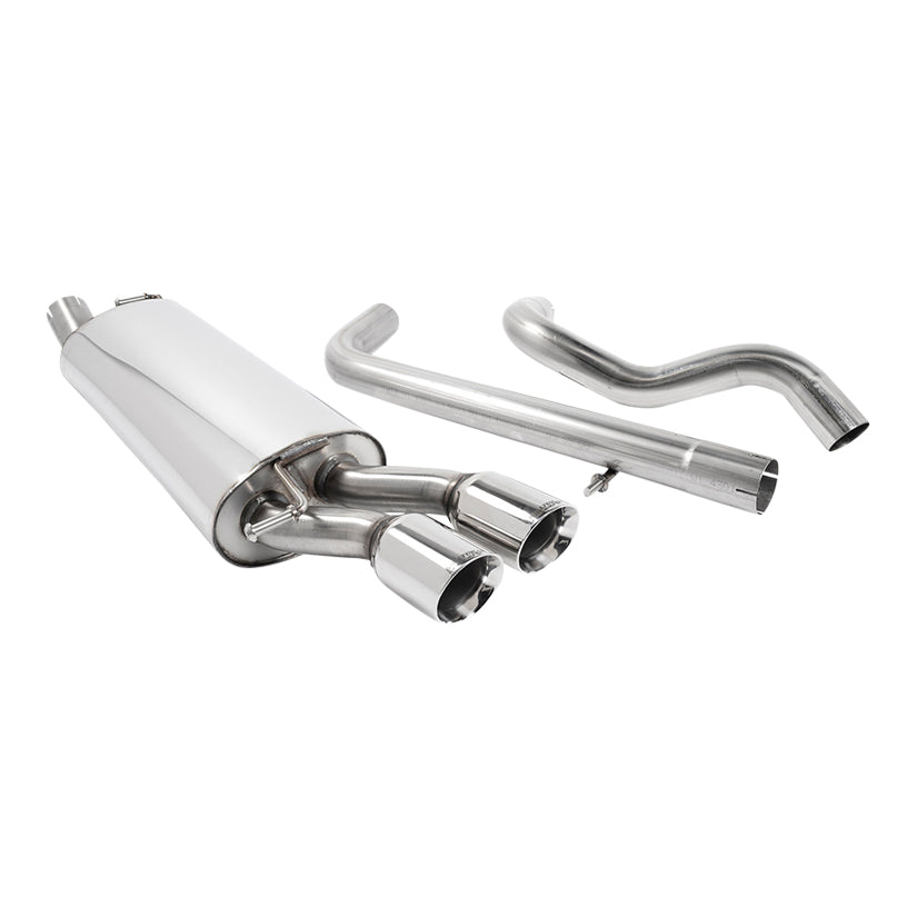 Milltek Volkswagen Golf Mk4 1.9 TDI PD and non-PD 2000-2004 Cat-back Exhaust - Non-Resonated (requires 4-motion rear valance)