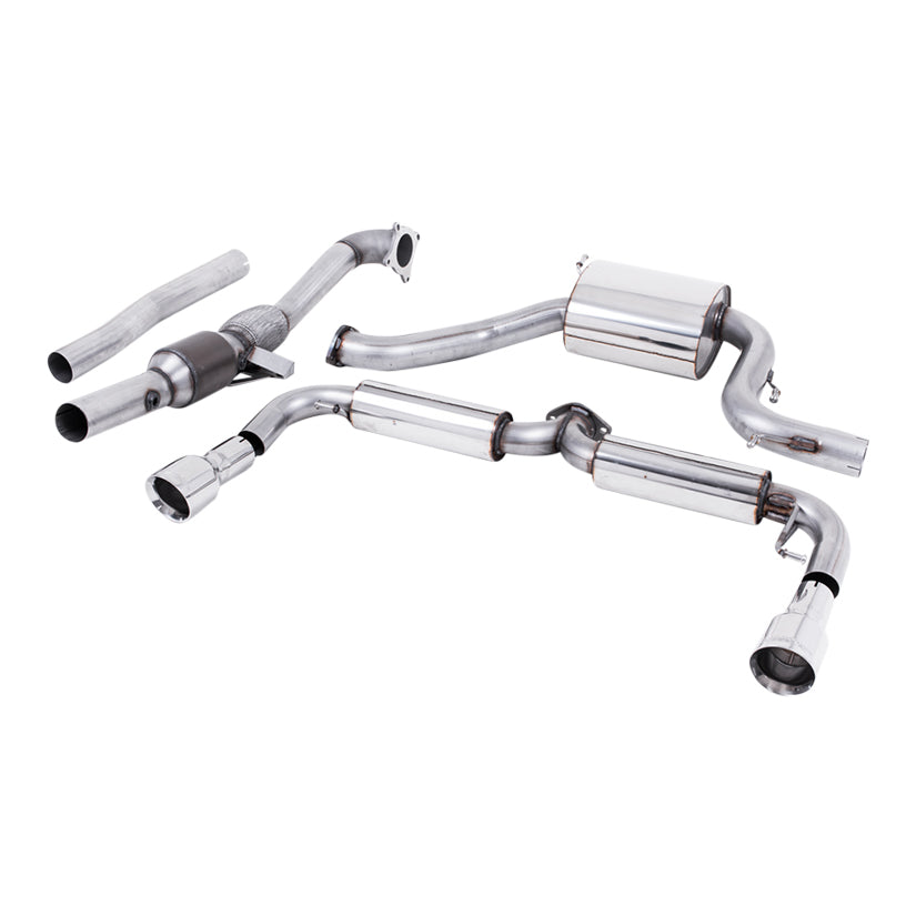 Milltek Volkswagen Golf Mk6 GTi 2.0 TSI 210PS 2009-2013 Turbo-back including Hi-Flow Sports Cat Exhaust - SSXVW138