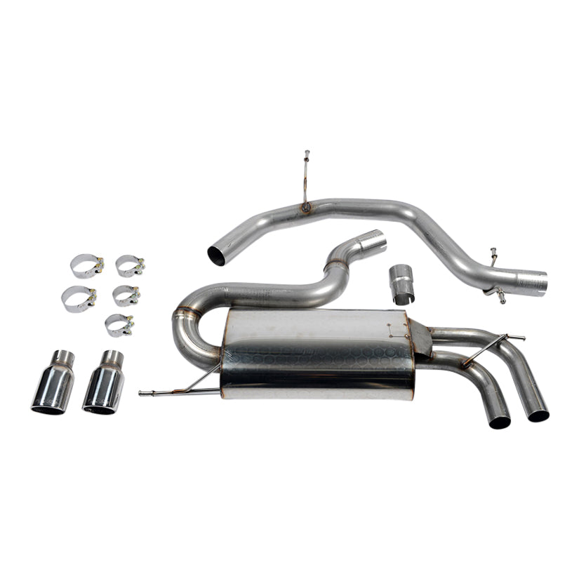 Milltek Seat Leon FR 2.0 T FSI 200-211PS 2006-2013 Cat-back Exhaust - Non-Resonated