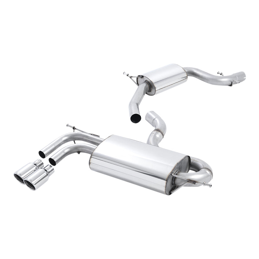 Milltek Seat Leon FR 2.0 T FSI 200-211PS 2006-2013 Cat-back Exhaust - Resonated