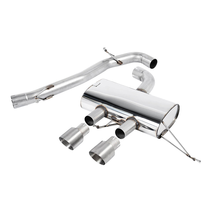 Milltek Volkswagen Golf Mk6 R 2.0 TFSI 270PS 2009-2013 Cat-back Exhaust - Non-Resonated - SSXVW219