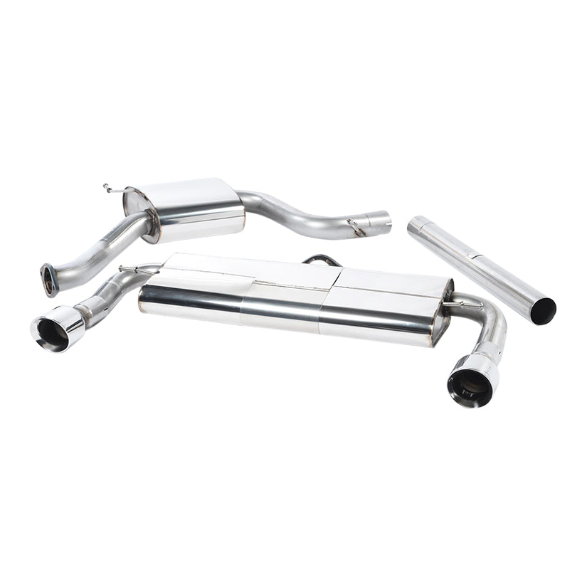 Milltek Volkswagen Golf MK7 GTi (including GTi Performance Pack Clubsport & Clubsport S models) 2013-2016 Cat-back Exhaust - Polished Tips - SSXVW225