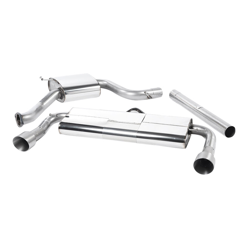 Milltek Volkswagen Golf MK7 GTi (including GTi Performance Pack Clubsport & Clubsport S models) 2013-2016 Cat-back Exhaust - Titanium Tips - SSXVW227