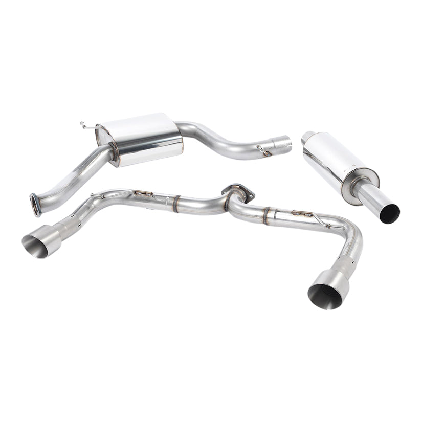 Milltek Volkswagen Golf MK7 GTi (including GTi Performance Pack Clubsport & Clubsport S models) 2013-2016 Cat-back Exhaust - Titanium Tips - SSXVW228