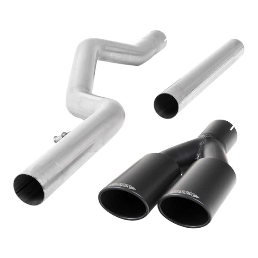 Milltek Volkswagen Amarok 3.0 V6 TDI (204 & 224PS) 2017-2023 Cat-back Exhaust - Cerakote Black Oval Tips